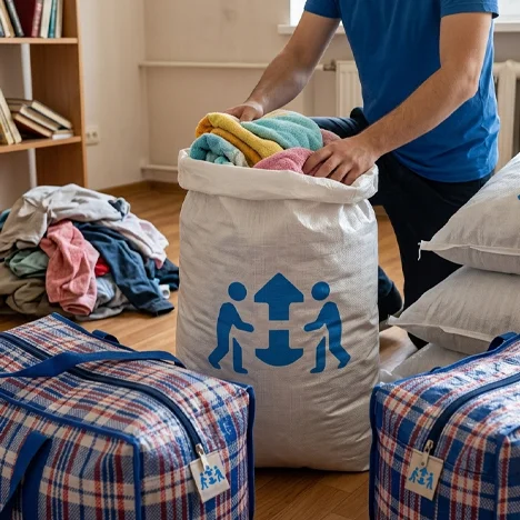 Sacks for Moves with a Moving Crew
